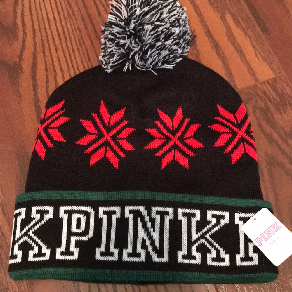 PINK Victoria Secret Pom-Pom hat